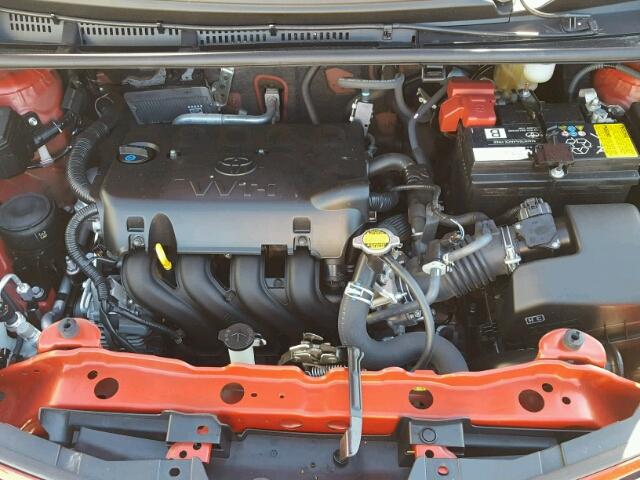 VNKKTUD32FA026086 - 2015 TOYOTA YARIS RED photo 7