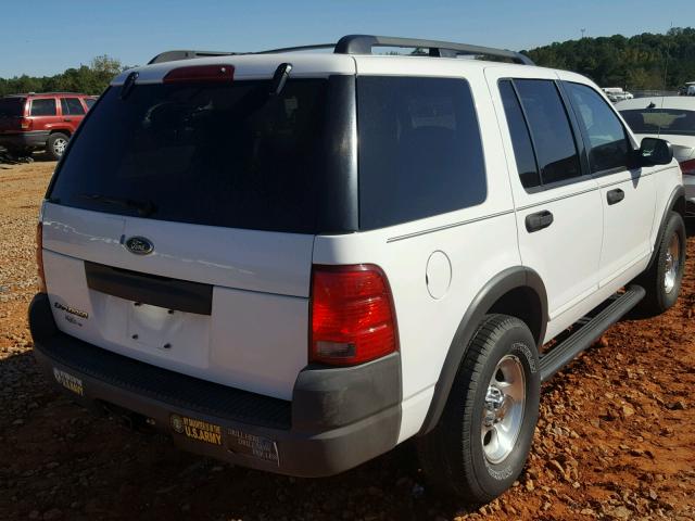 1FMZU62K63UB34310 - 2003 FORD EXPLORER X WHITE photo 4