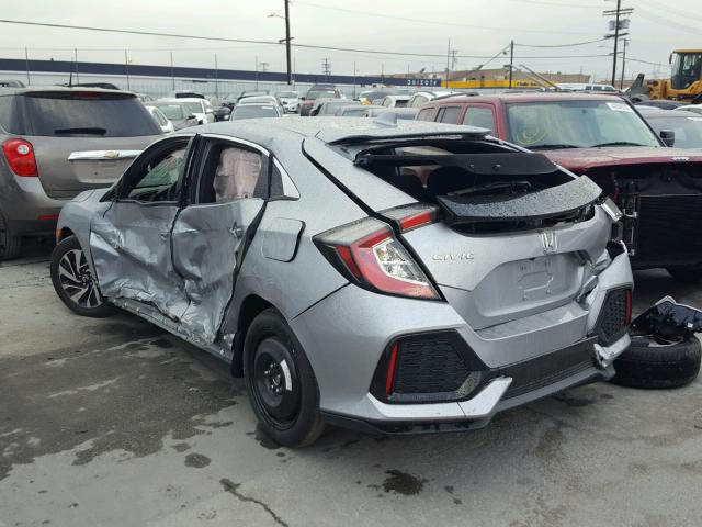 SHHFK7H26HU407450 - 2017 HONDA CIVIC LX SILVER photo 3