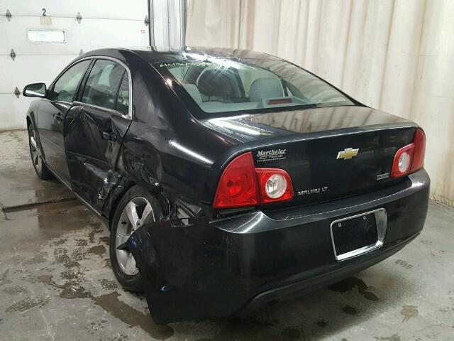 1G1ZC5EUXBF289968 - 2011 CHEVROLET MALIBU 1LT შავი ფოტო 3