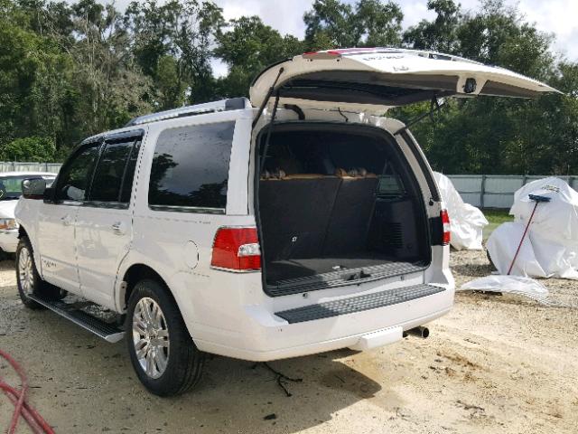 5LMJJ2H55BEJ03569 - 2011 LINCOLN NAVIGATOR 白色 照片 3