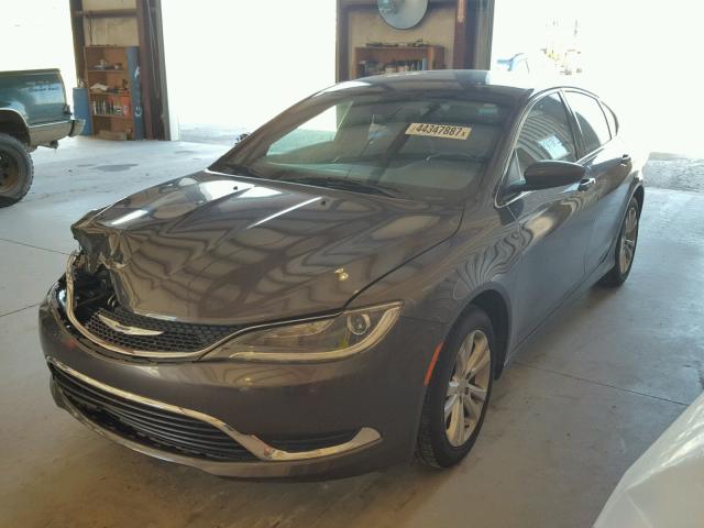 1C3CCCAB7FN670599 - 2015 CHRYSLER 200 SILVER photo 2