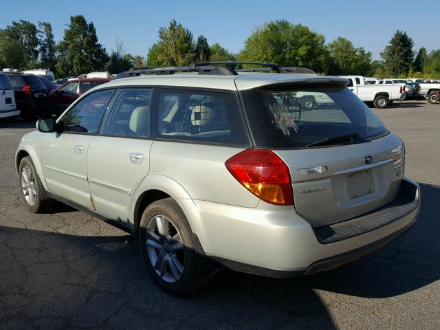 4S4BP86C254344638 - 2005 SUBARU LEGACY OUT GREEN photo 3