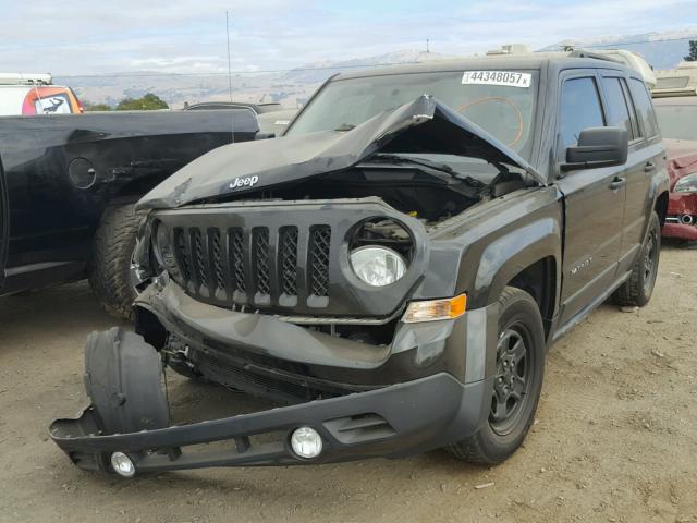 1C4NJPBB2GD698298 - 2016 JEEP PATRIOT SP BLACK photo 2