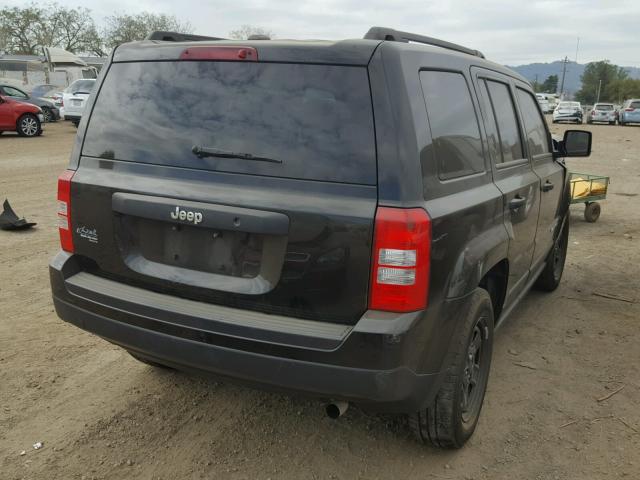 1C4NJPBB2GD698298 - 2016 JEEP PATRIOT SP BLACK photo 4