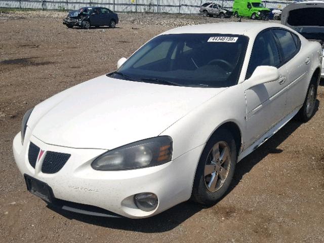 2G2WP552X81177088 - 2008 PONTIAC GRAND PRIX WHITE photo 2