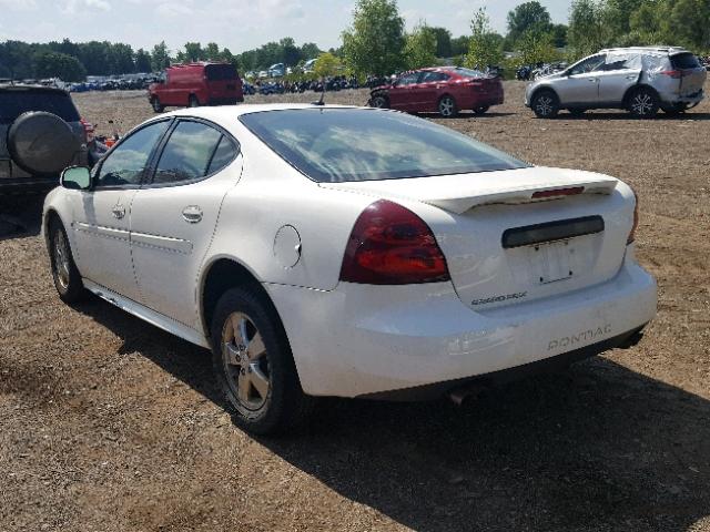 2G2WP552X81177088 - 2008 PONTIAC GRAND PRIX WHITE photo 3