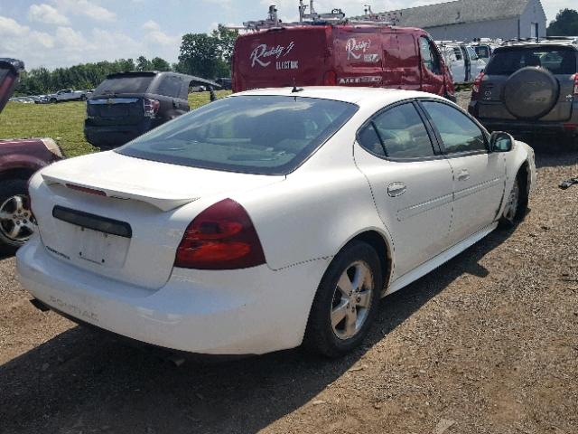2G2WP552X81177088 - 2008 PONTIAC GRAND PRIX WHITE photo 4