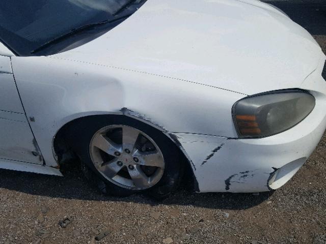 2G2WP552X81177088 - 2008 PONTIAC GRAND PRIX WHITE photo 9