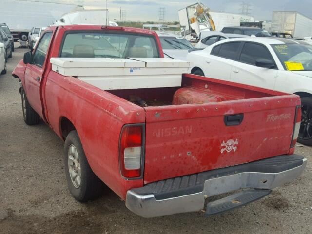 1N6DD21S1WC368063 - 1998 NISSAN FRONTIER X RED photo 3