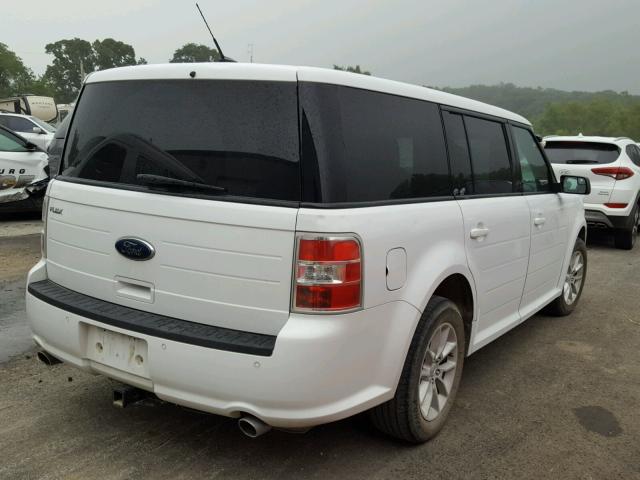 2FMGK5B88EBD32844 - 2014 FORD FLEX SE WHITE photo 4