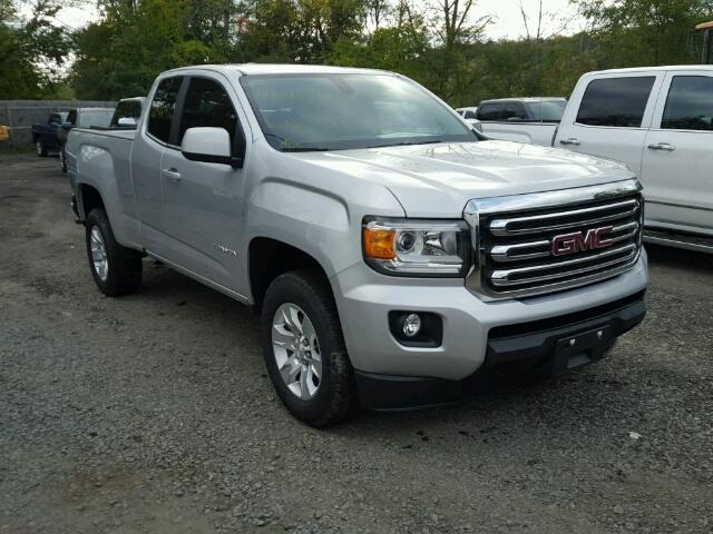 1GTH5CENXH1258168 - 2017 GMC CANYON SLE SILVER photo 1