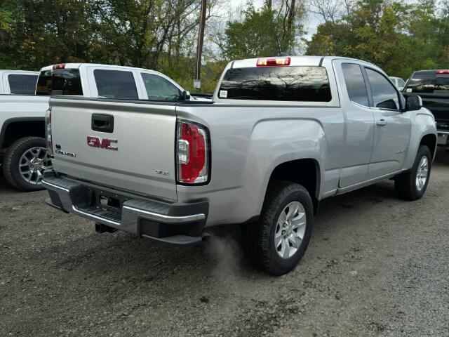 1GTH5CENXH1258168 - 2017 GMC CANYON SLE SILVER photo 4