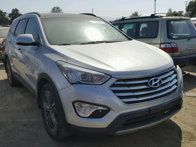 KM8SRDHF5EU072189 - 2014 HYUNDAI SANTA FE L SILVER photo 1