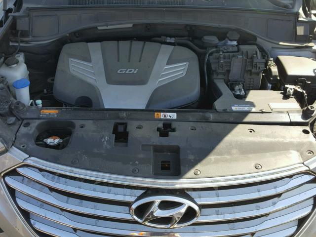 KM8SRDHF5EU072189 - 2014 HYUNDAI SANTA FE L SILVER photo 7