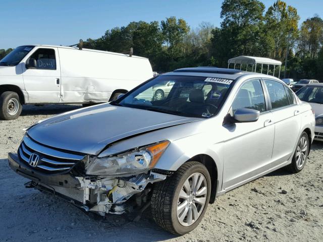 1HGCP2F89BA097280 - 2011 HONDA ACCORD SILVER photo 2