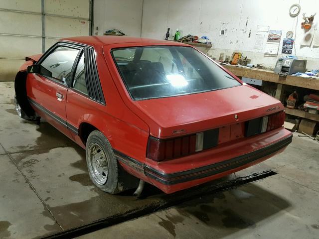 1FABP16A1CF184026 - 1982 FORD MUSTANG RED photo 3