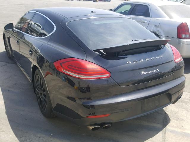 WP0AB2A73EL055649 - 2014 PORSCHE PANAMERA S BLACK photo 3