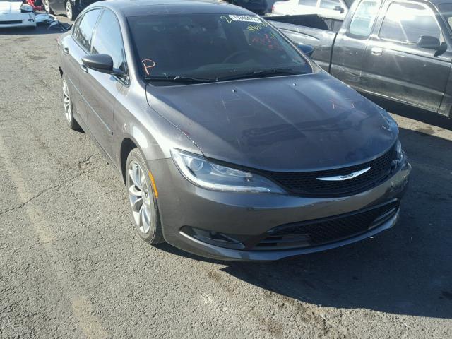 1C3CCCBG1FN527383 - 2015 CHRYSLER 200 GRAY photo 1