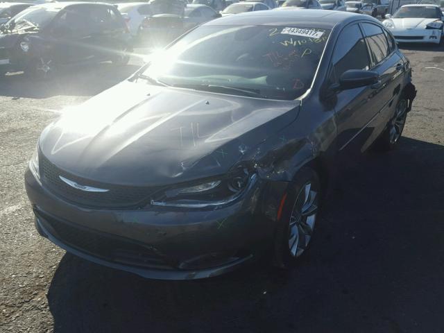 1C3CCCBG1FN527383 - 2015 CHRYSLER 200 GRAY photo 2