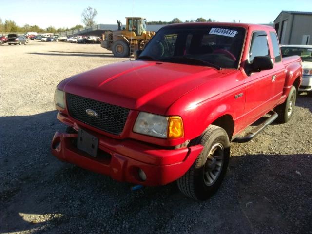 1FTYR14U63PB53764 - 2003 FORD RANGER SUP RED photo 2