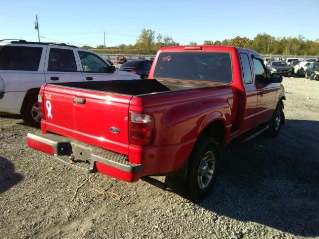 1FTYR14U63PB53764 - 2003 FORD RANGER SUP RED photo 4