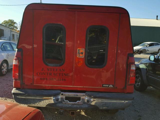 1FTNF21P24EB48865 - 2004 FORD F250 RED photo 9