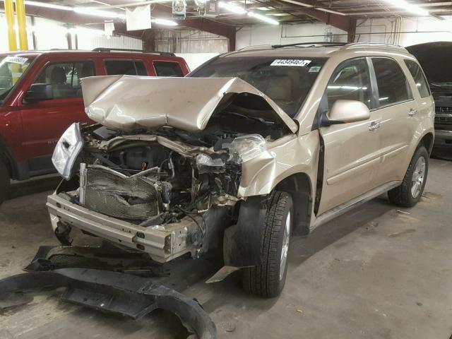 2CNDL83F586313003 - 2008 CHEVROLET EQUINOX TAN photo 2