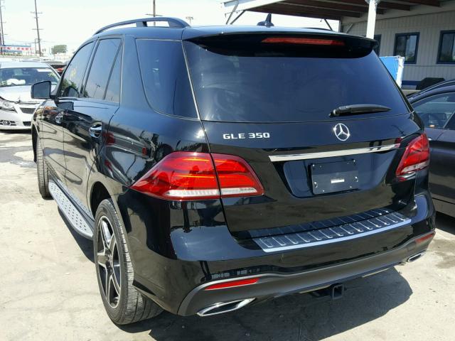 4JGDA5JB5JB000346 - 2018 MERCEDES-BENZ GLE 350 BLACK photo 3