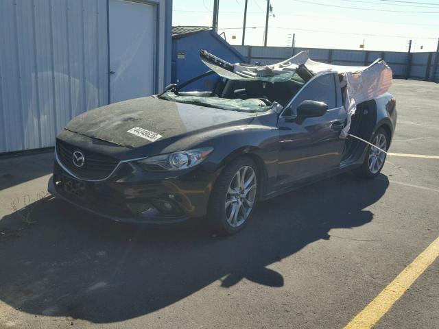 JM1GJ1W66E1116897 - 2014 MAZDA 6 GRAND TO BLACK photo 2