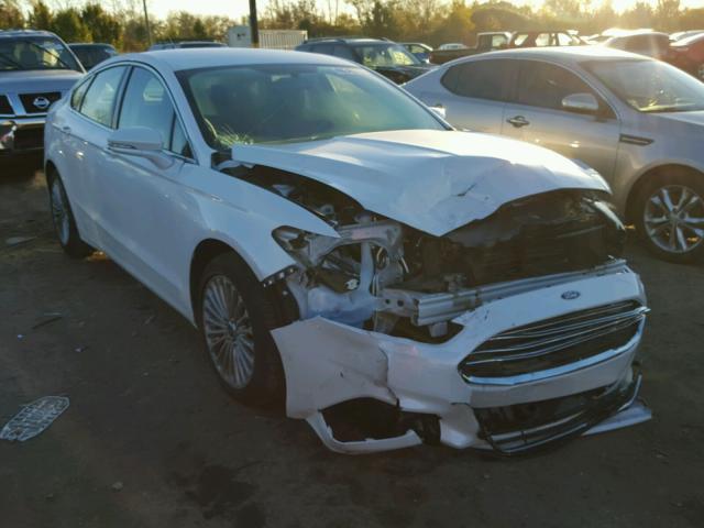 3FA6P0K91GR257198 - 2016 FORD FUSION TIT WHITE photo 1