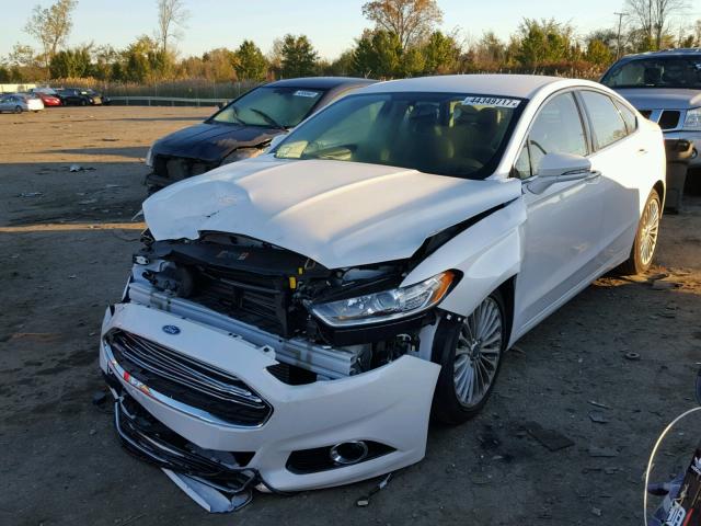 3FA6P0K91GR257198 - 2016 FORD FUSION TIT WHITE photo 2