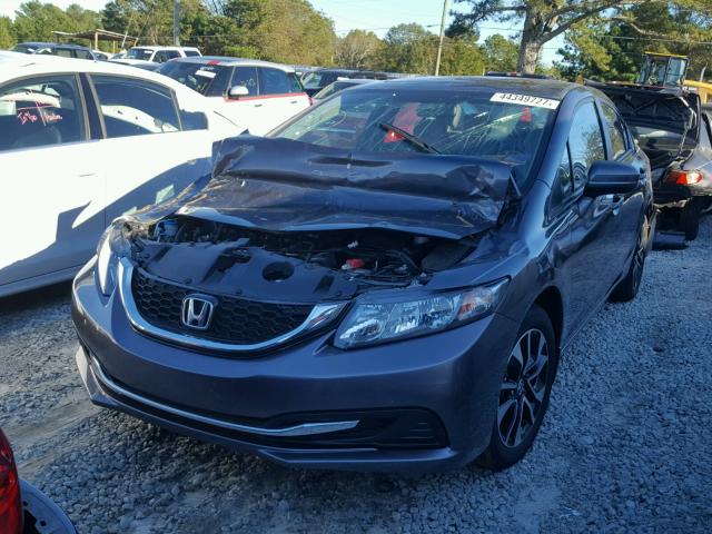 19XFB2F84FE074583 - 2015 HONDA CIVIC EX GRAY photo 2