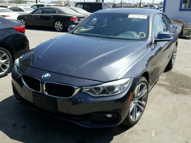 WBA4J1C55JBM11280 - 2018 BMW 430I GRAN GRAY photo 2