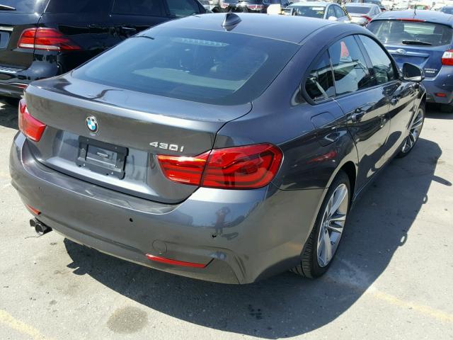 WBA4J1C55JBM11280 - 2018 BMW 430I GRAN GRAY photo 4