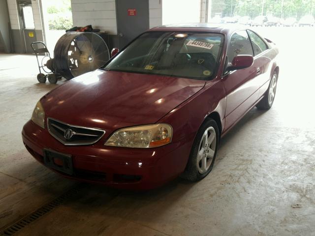 19UYA42651A012053 - 2001 ACURA 3.2CL TYPE RED photo 2