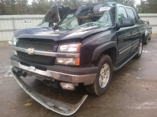 3GNEK12Z15G250004 - 2005 CHEVROLET AVALANCHE BLACK photo 2