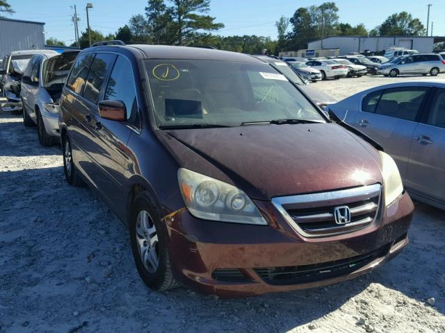 5FNRL38467B052381 - 2007 HONDA ODYSSEY MAROON photo 1