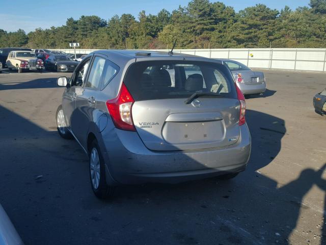 3N1CE2CP8EL387722 - 2014 NISSAN VERSA NOTE GRAY photo 3