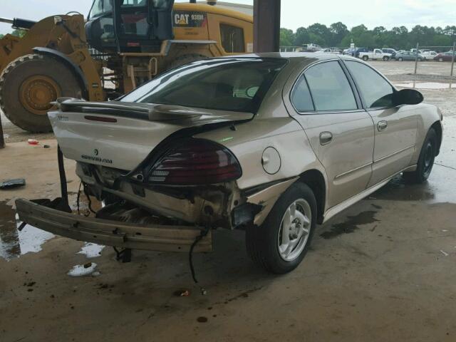 1G2NE52E15M226940 - 2005 PONTIAC GRAND AM S GOLD photo 4