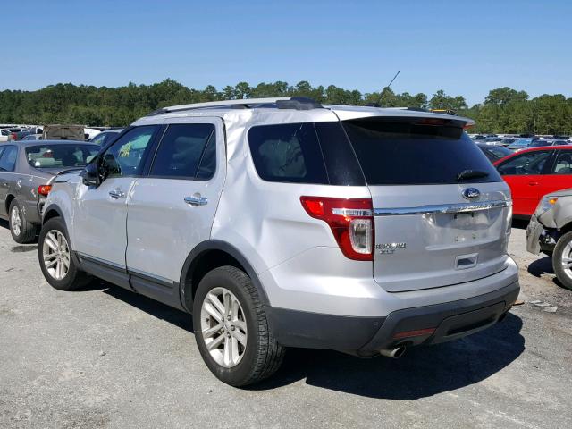 1FM5K7D96FGA44131 - 2015 FORD EXPLORER X SILVER photo 3