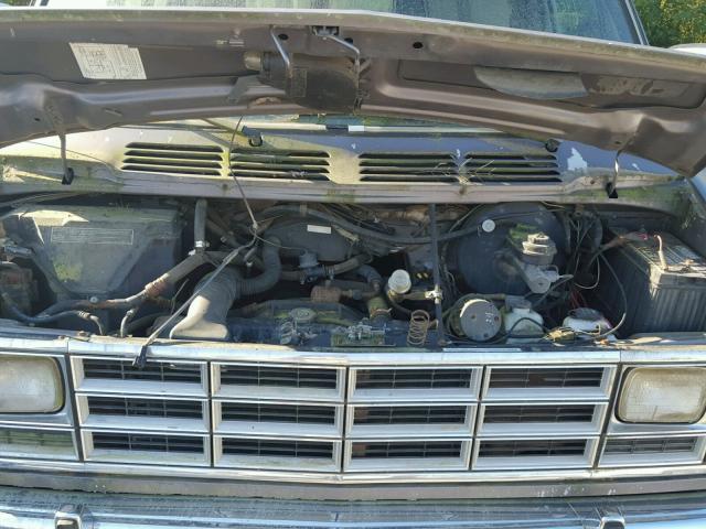 2B6HB21Z7LK761217 - 1990 DODGE RAM VAN B2 BLUE photo 7