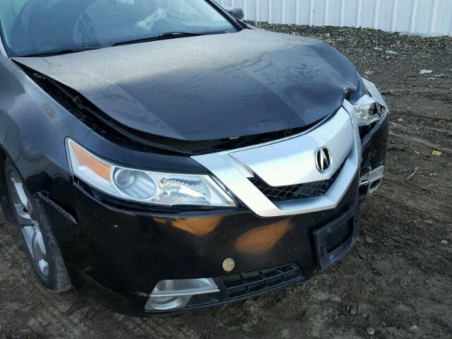 19UUA9F55AA008341 - 2010 ACURA TL BLACK photo 9