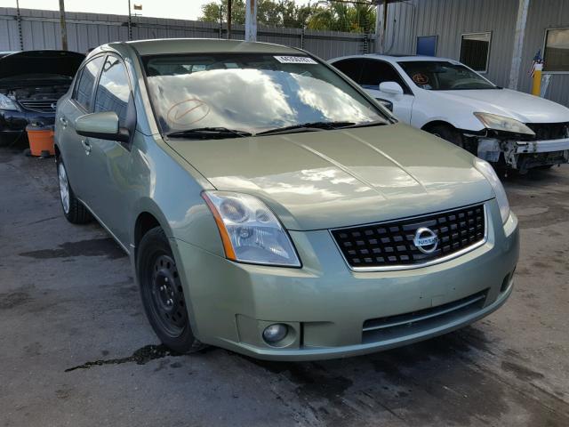 3N1AB61E08L685078 - 2008 NISSAN SENTRA GREEN photo 1