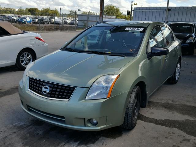 3N1AB61E08L685078 - 2008 NISSAN SENTRA GREEN photo 2