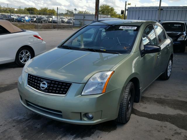 3N1AB61E08L685078 - 2008 NISSAN SENTRA GREEN photo 2