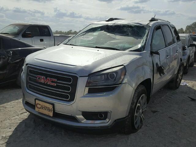 1GKKRRKD2FJ134390 - 2015 GMC ACADIA SLT SILVER photo 2