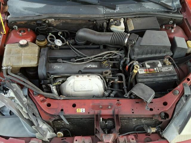 1FAFP38353W125122 - 2003 FORD FOCUS ZTS RED photo 7