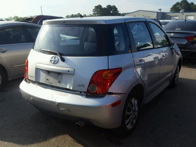 JTKKT624X40064449 - 2004 TOYOTA SCION XA ვერცხლისფერი ფოტო 4