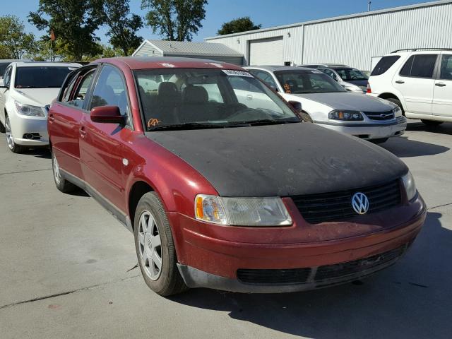 WVWAH63B11P023034 - 2001 VOLKSWAGEN PASSAT GLS RED photo 1